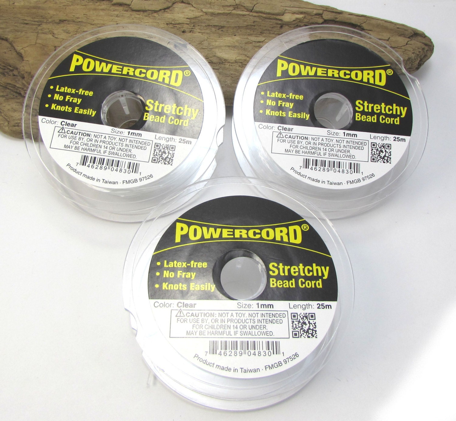 Powercord® 1mm Stretchy Bead Cord 14pound Test Cord Clear Etsy