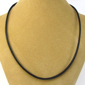Black Waxed Cotton Cord, 3mm, 5 Yards, Item 634ct image 2