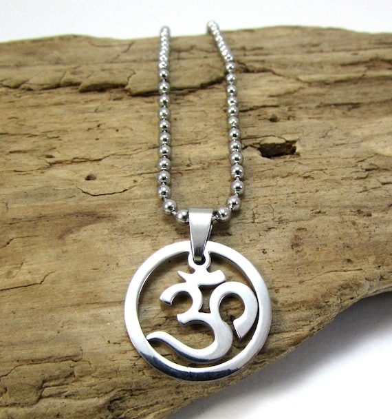 Stainless steel om pendant clearance