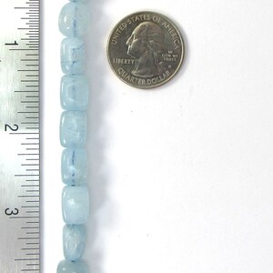 Aquamarine Nuggets, 16 inch Strand Blue Aquamarine Beads, Jewelry Supplies, Beading Supplies, Item 1800gss image 7