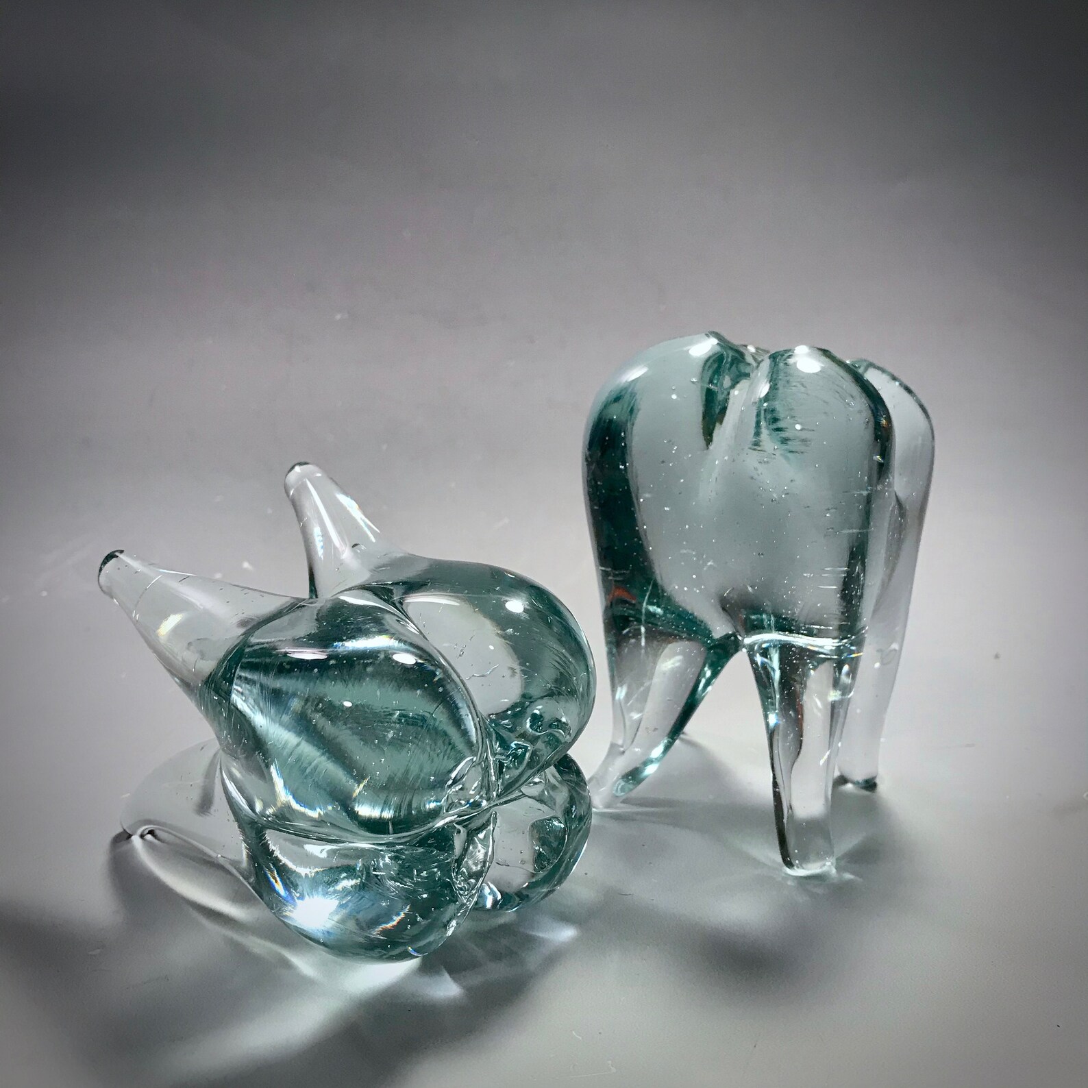 Solid Hand Blown Glass Tooth Smallest Size Etsy
