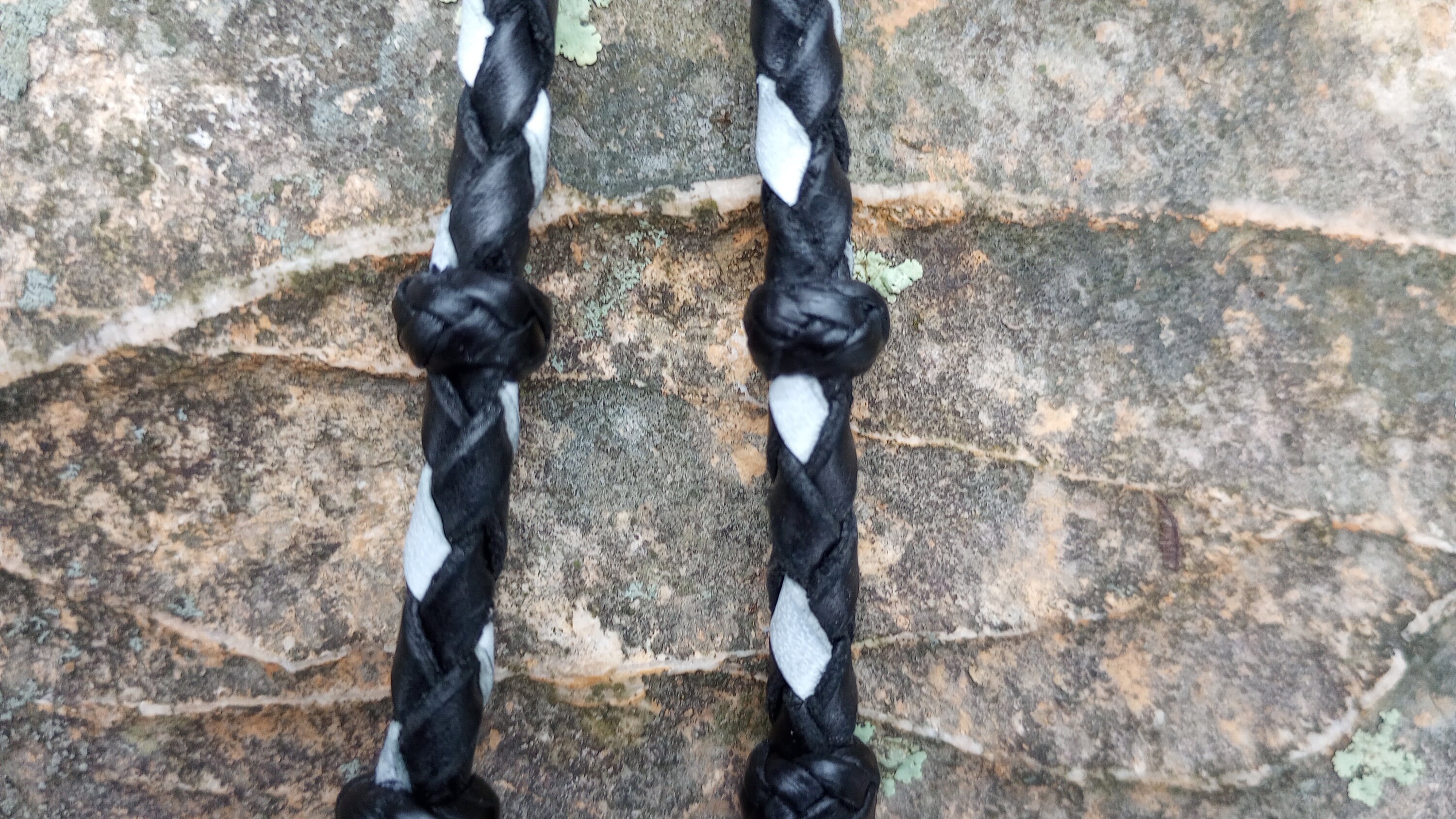 Braided Leather Stampede Strings Deluxe Cowboy Style Handmade Etsy