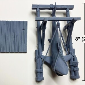 Trofeo in miniatura di squalo bianco - Per plastici ferroviari e diorami Extra Large