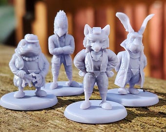 Miniatura da tavolo di Star Fox, personaggio fisico stampato in 3D.