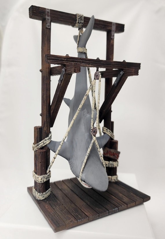 Great White Shark Trophy Miniature -For Train Layouts and Dioramas