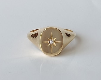 Sterring / 14 kt goud