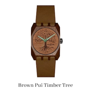 Wooden watch, Birthday Gift, Handmade wrist watch, Fathers Gift, Husband gift, Unique Watch, Wrist wood watch, mens watch, VOLKANO WOOD
