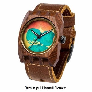 Wooden watch, Birthday Gift, Real Flowers, Handmade wrist watch, Womens watch, Unique watch, Ecofriendly, wood accessories, VOLKANO SE image 3