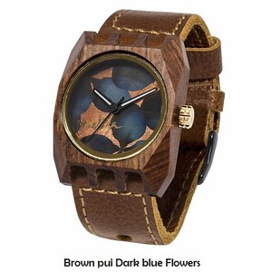 Wooden watch, Birthday Gift, Real Flowers, Handmade wrist watch, Womens watch, Unique watch, Ecofriendly, wood accessories, VOLKANO SE image 8