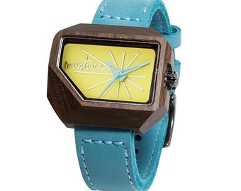 Wooden watch, Handmade wrist watch, Gift ideas, Birthday gift, Unisex Watch, Trendy, Unique, sustainable materials, watch, JUNO WOOD