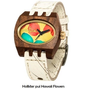 Wooden watch, Christmas gift, Real Flowers, Handmade, Womens wrist watch, Mothers day Gift, Unique watch, wood accessories, KAMERA SE