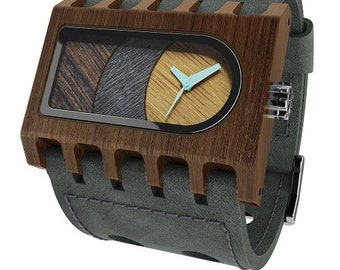 Wooden watch, Birthday gift, Handmade wrist watch, Mens watch, Fathers Day gift, Unique WATCH, Unisex watch, Eco friendly, FERRO WOOD