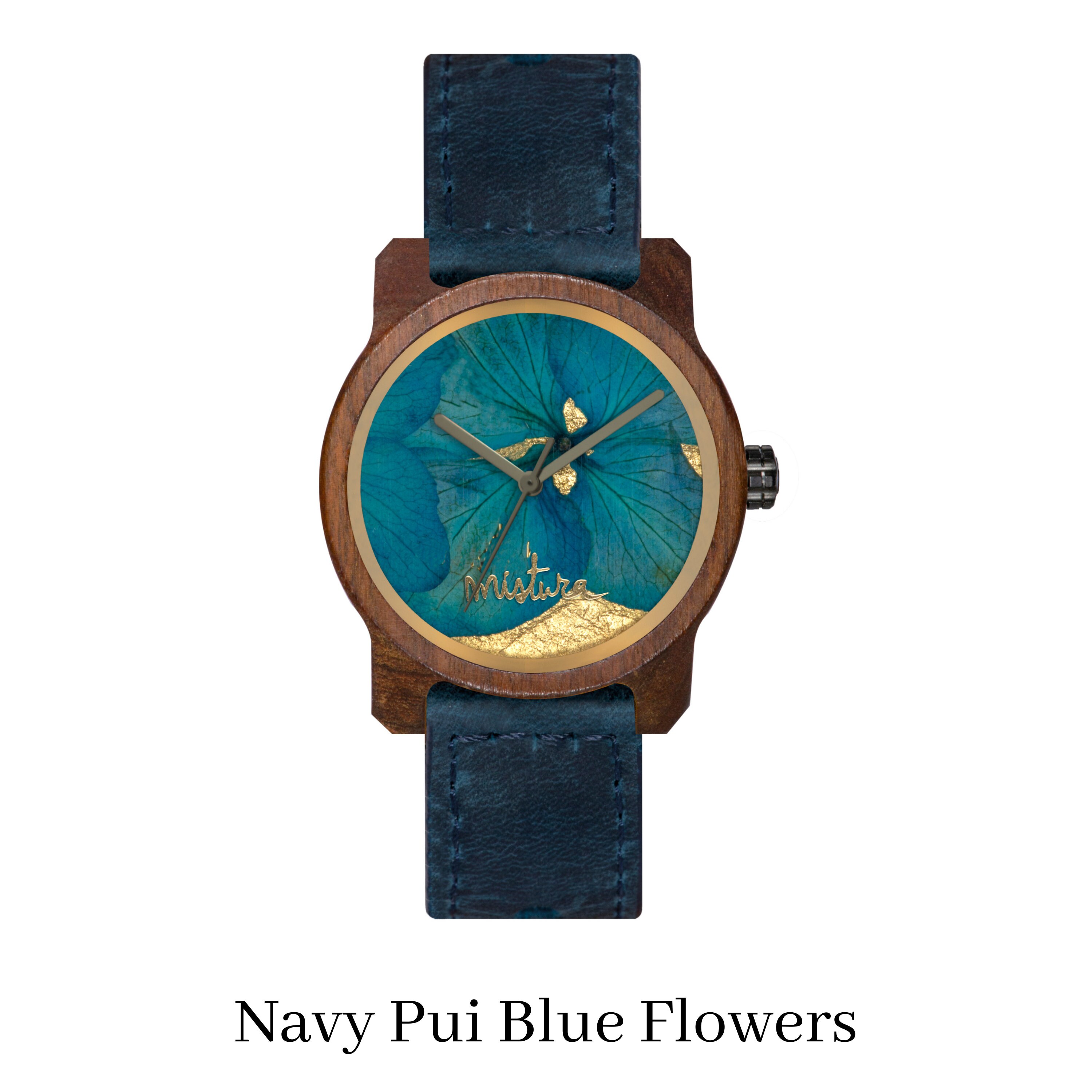 Wooden Watch, Handmade Wrist Watch, Flowers Watch, Mothers  display picture 3