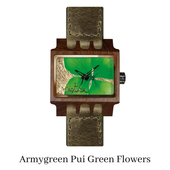 Wood Watch, Birthday Gift, Real Hydrangea Flowers, Handmade  display picture 2