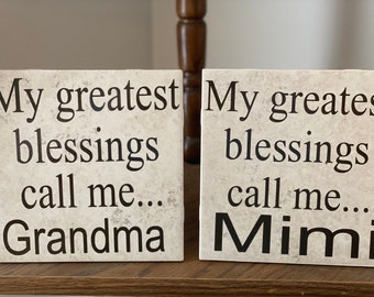 Decorative Tile For Mimi- Tile for The Mimi- Grandmother Gift- Grandma Quote- Home Decor