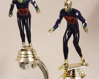 Halloween BEST COUPLE trophy, Award for Best Costume, Scariest, Most Original, about 11" tall