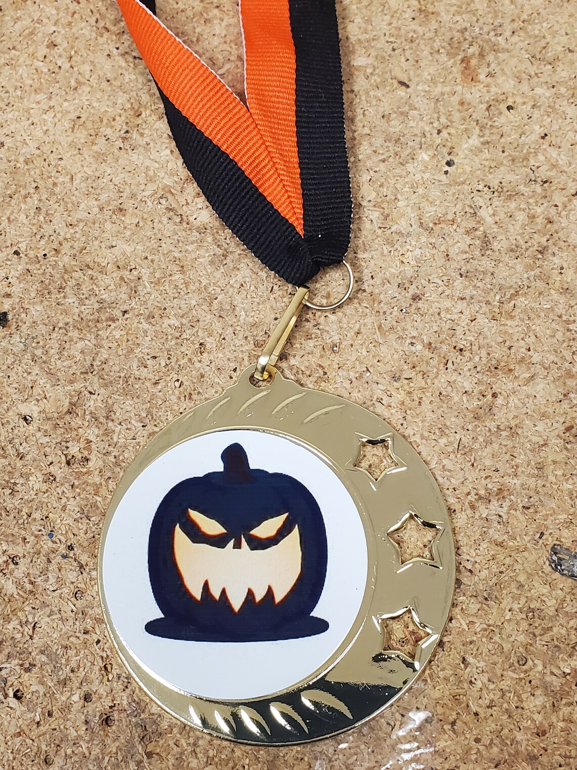 Halloween Medal prize award 2.5 diameter gold medal | Etsy