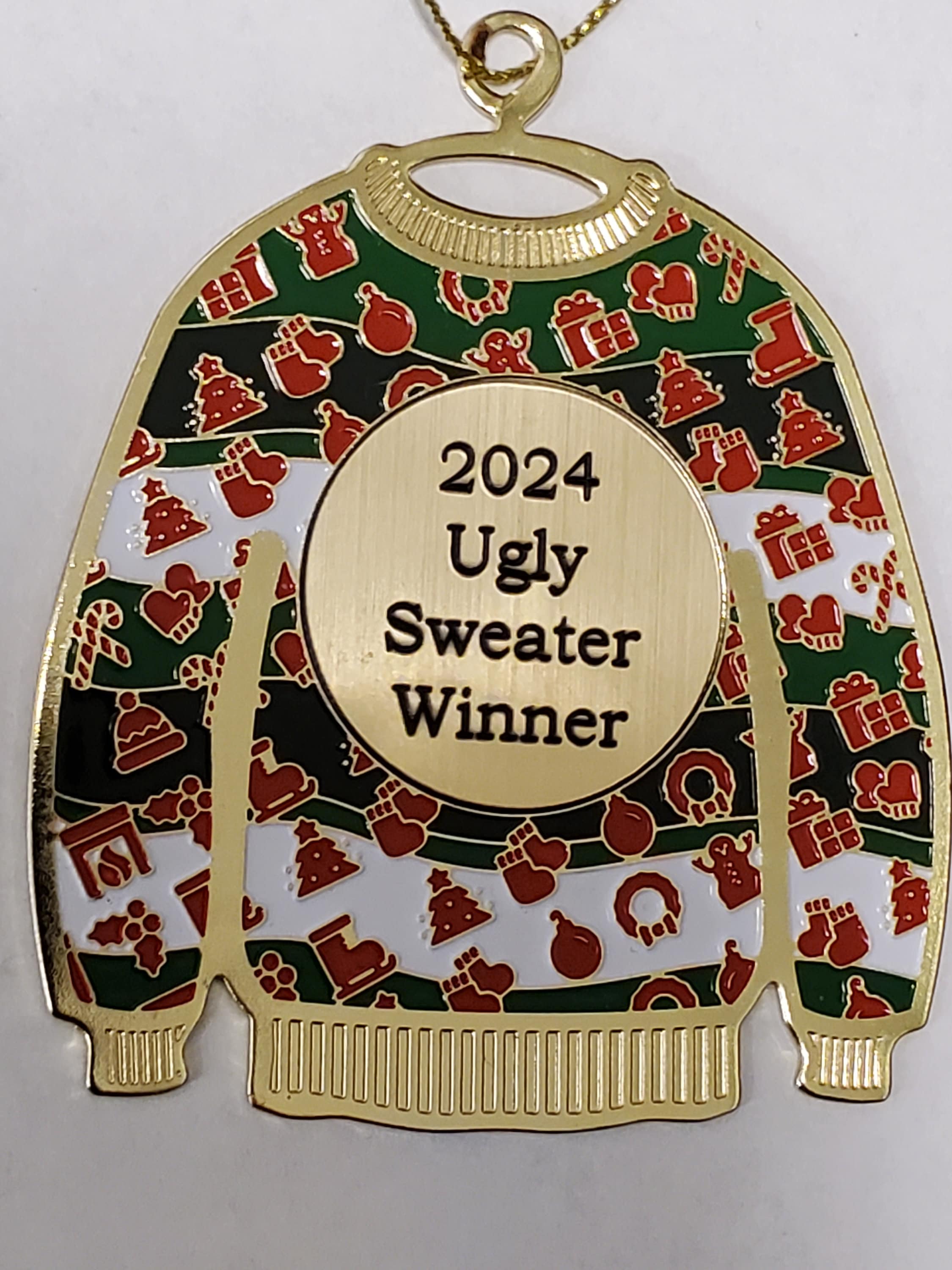 Diy ugly christmas sweater trophy discount