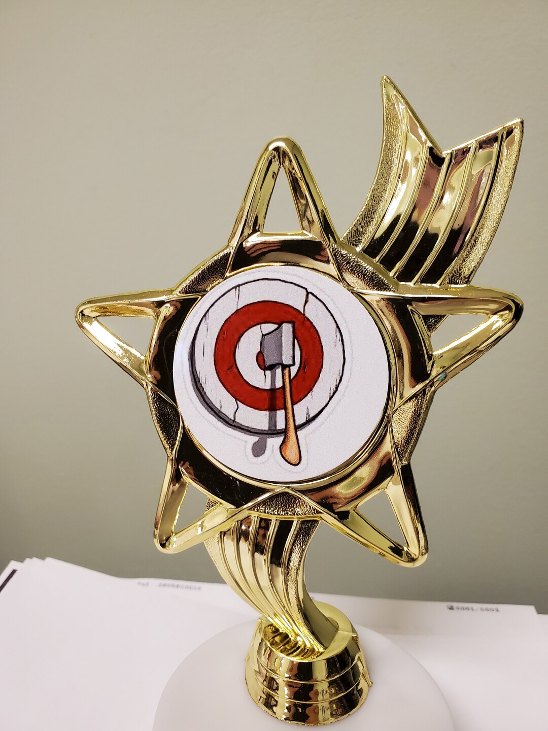 Axe Throwing Trophy or Award for Your League About 7 Etsy