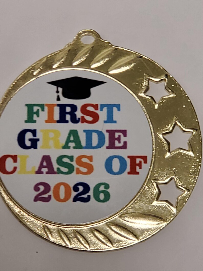 2026 First Grade Graduation, Graduate Medal, With Neck Ribbon, 2 3/8 ...