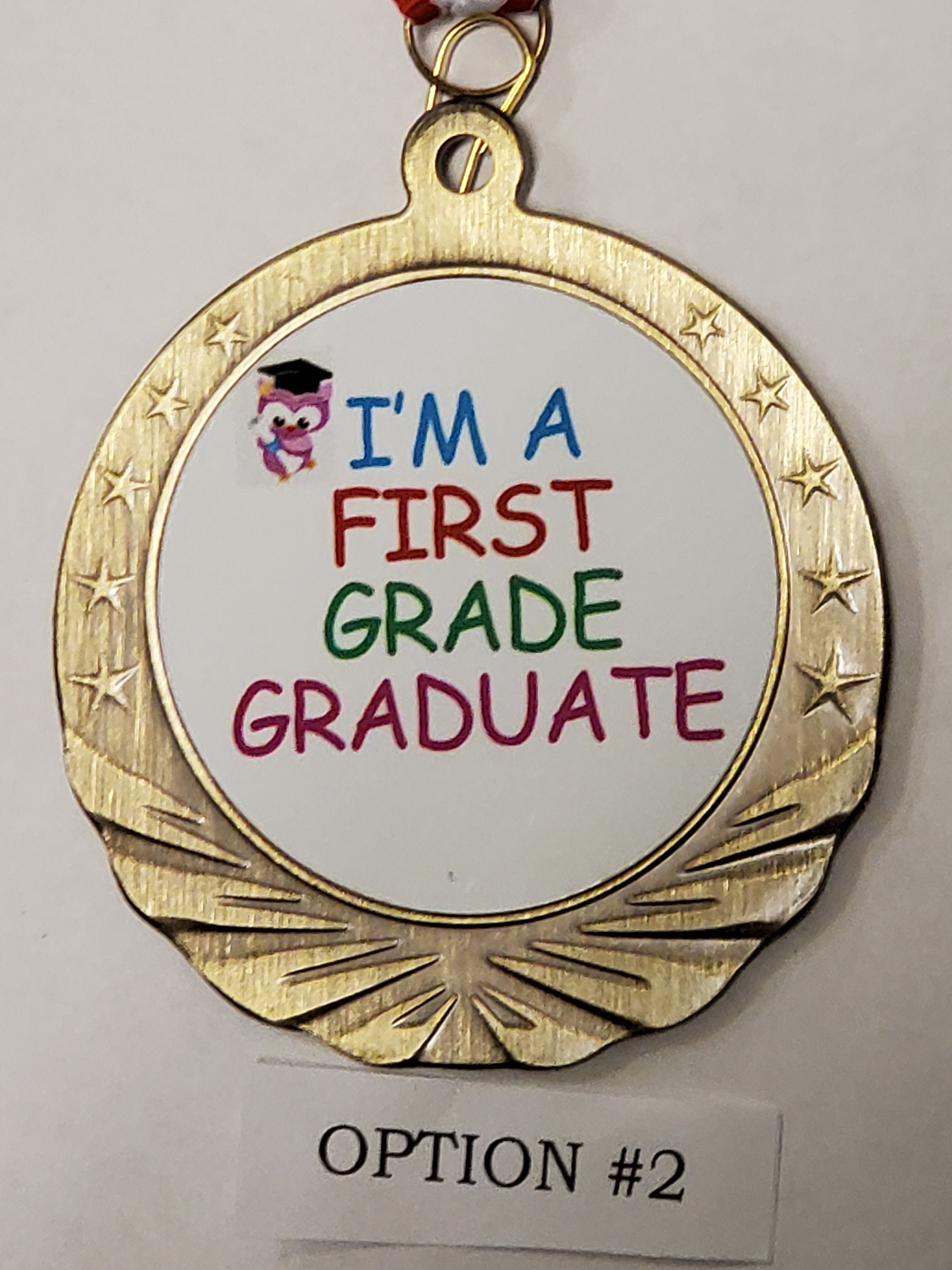 Customized 2026 First Grade Graduation, Graduate Medal, & Neck Ribbon ...