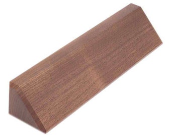 10" Genuine Walnut Finish Desk Wedge - PERSONALIZE