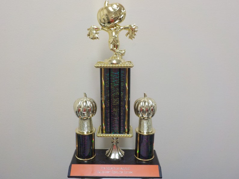 Halloween trophy Award for Best Costume Scariest Most Etsy