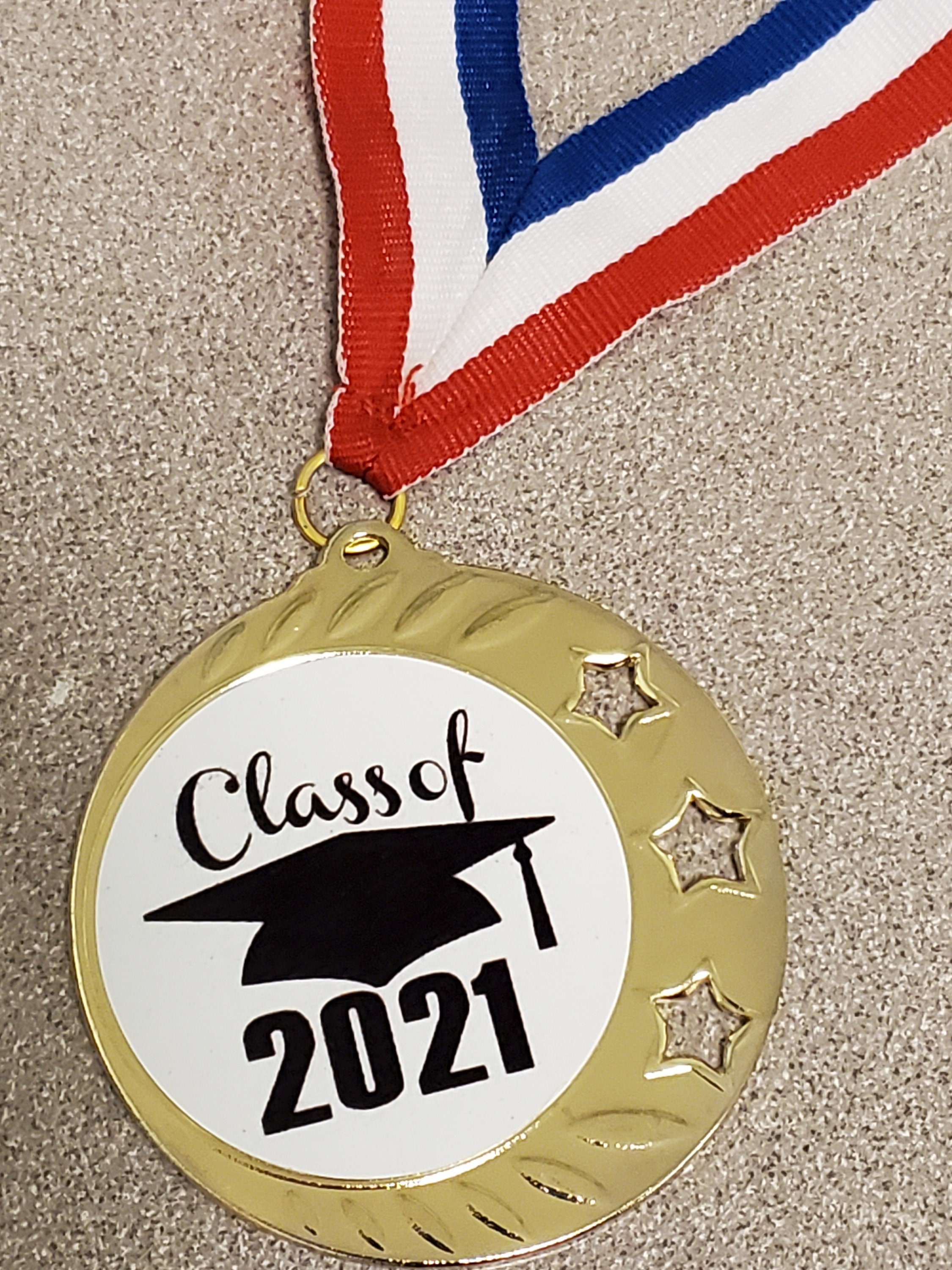 Preschool or PreK Graduation graduate medal with neck Etsy