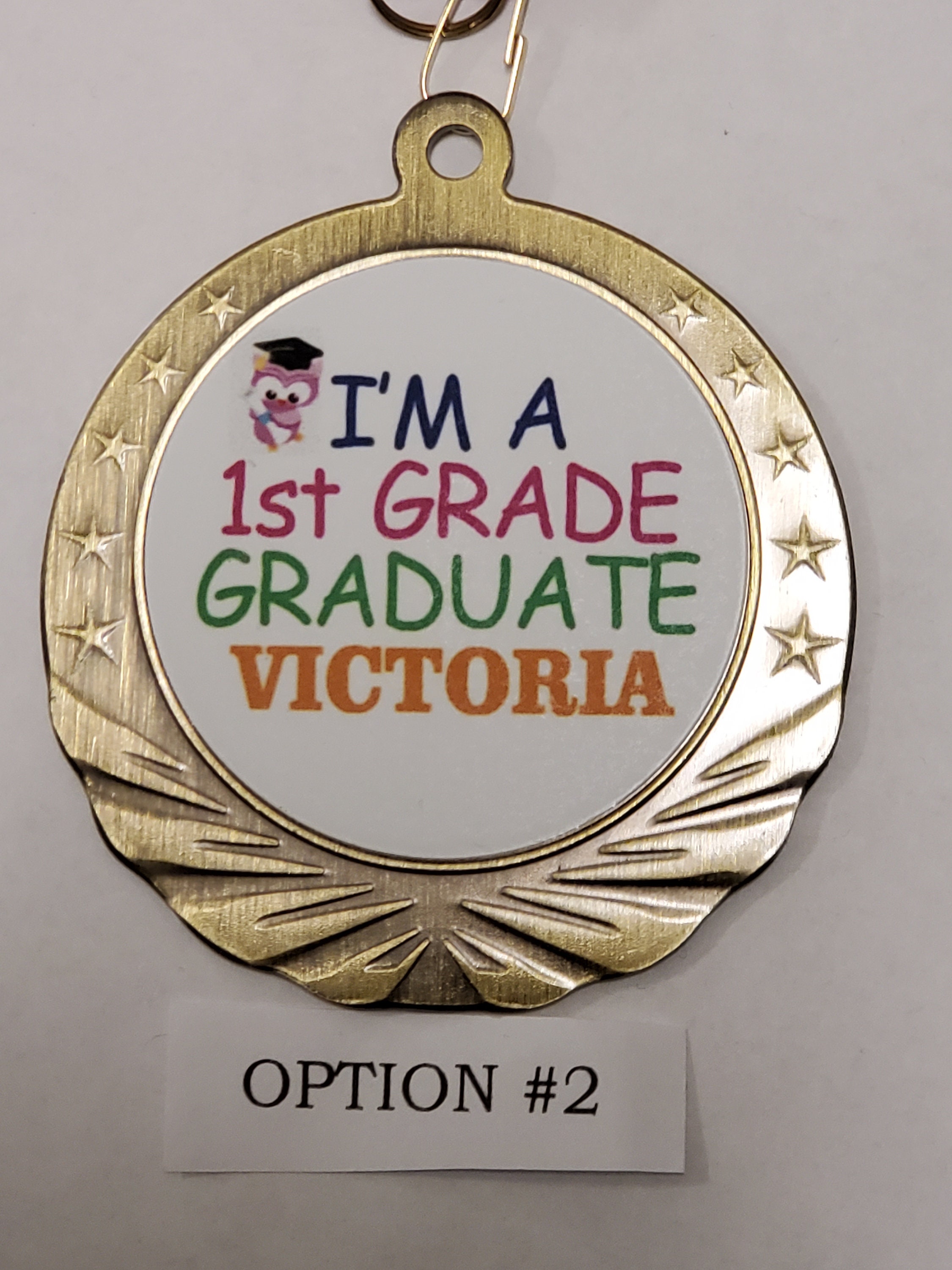 2026 First Grade Graduation, Graduate Medal, With Your NAME on the ...