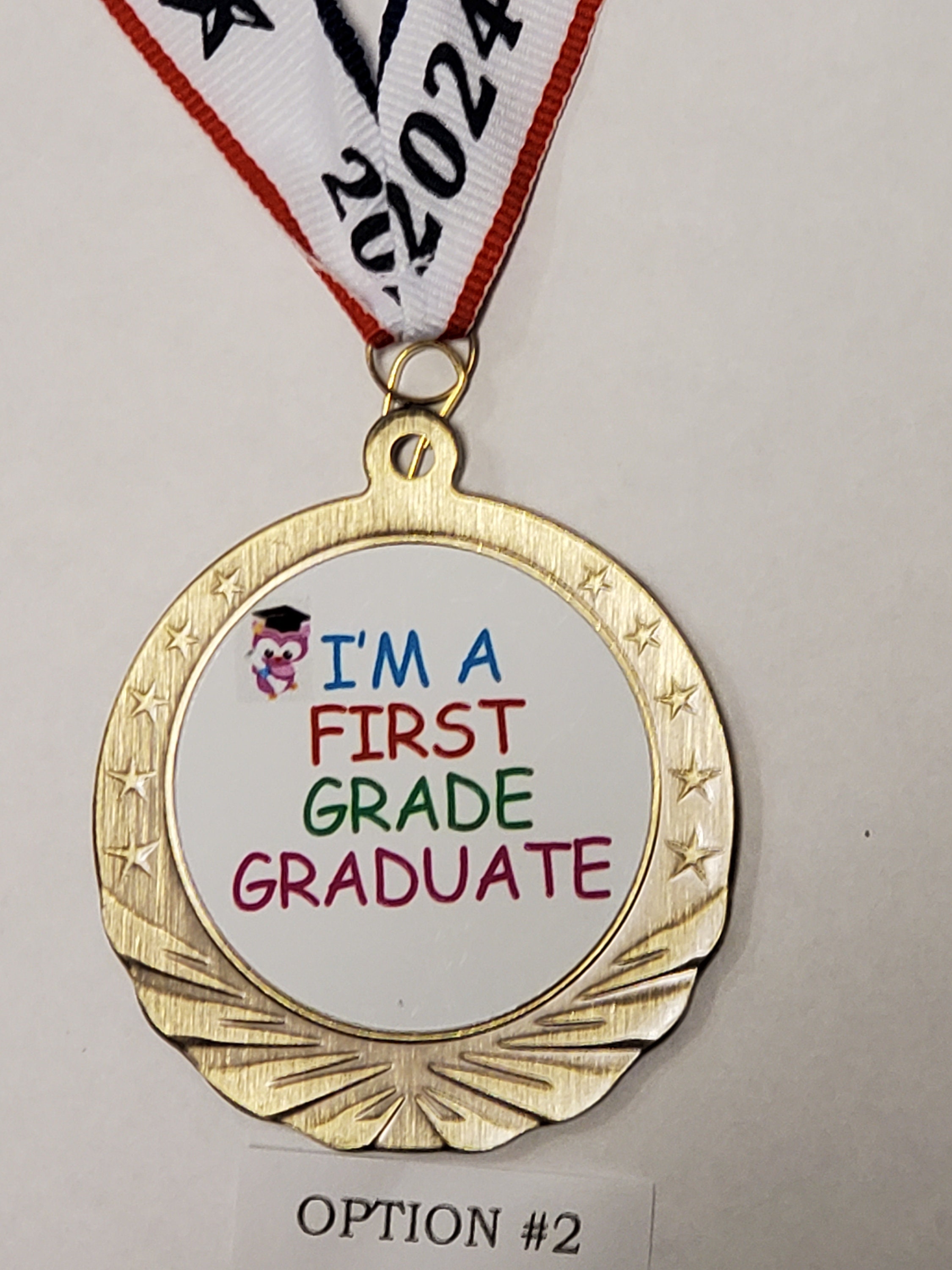 Customized 2026 First Grade Graduation, Graduate Medal, & Neck Ribbon ...