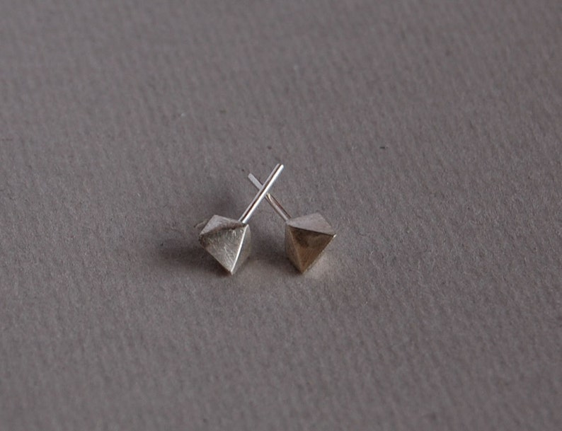 for him minimalist silver studs sterlins silver stud Small stud earrings silver stud earrings geometric studs