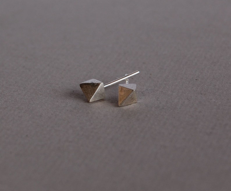 for him minimalist silver studs sterlins silver stud Small stud earrings silver stud earrings geometric studs
