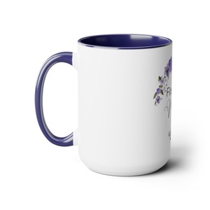 First Time Mama Two-Tone Coffee Mugs, 15oz