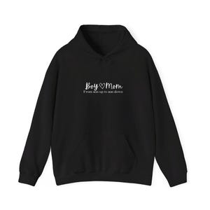 Boy Mom Unisex Heavy Blend™ Hooded Sweatshirt- Dark Colors