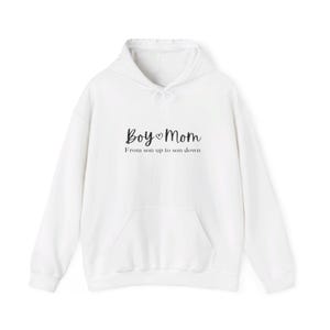 Boy Mom Unisex Heavy Blend™ Hooded Sweatshirt- Light Colors