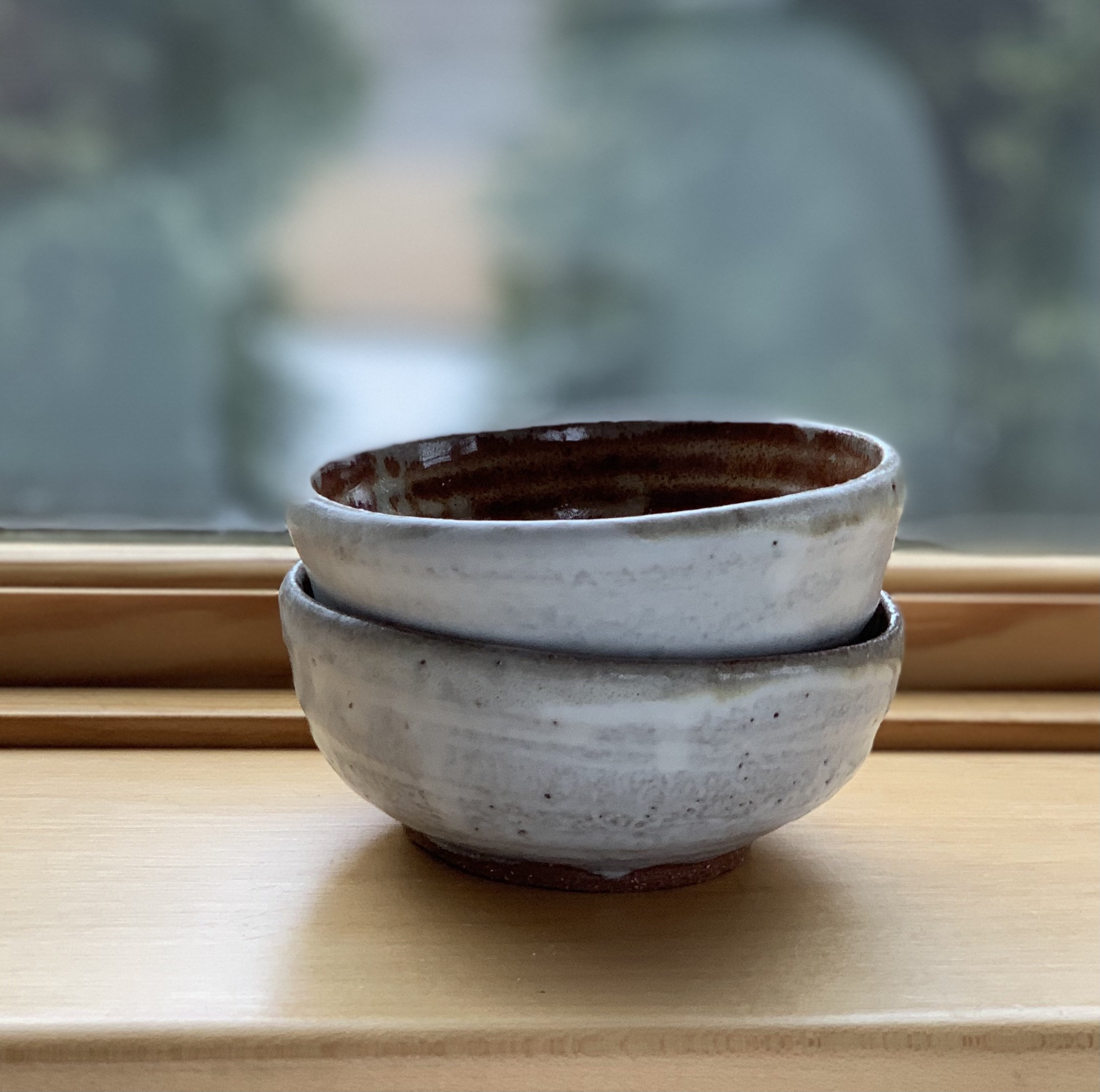 Small Gray Bowls Duo Etsy
