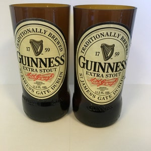 Guinness Beer Bottle Drinking Glasses