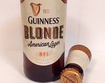 Guinness Blonde Beer Bottle Shot Glass Chaser Set