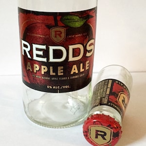 Boyfriend Birthday Gift, Redd&#39;s Apple Ale, Beer Bottle Shot Glass Chaser Set, Gifts For Him