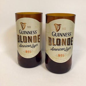 Guinness Blonde Beer Bottle Glasses