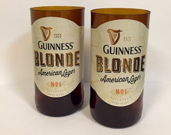 Guinness Blonde Beer Bottle Glasses