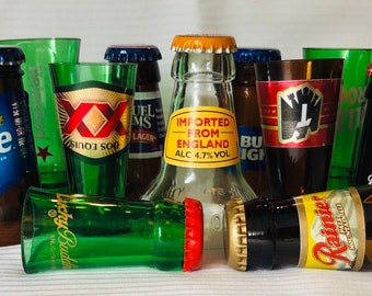 Presentes para padrinhos, copos de shot de garrafa de cerveja, presentes para namorado, presentes para pai, presentes para o dia dos pais
