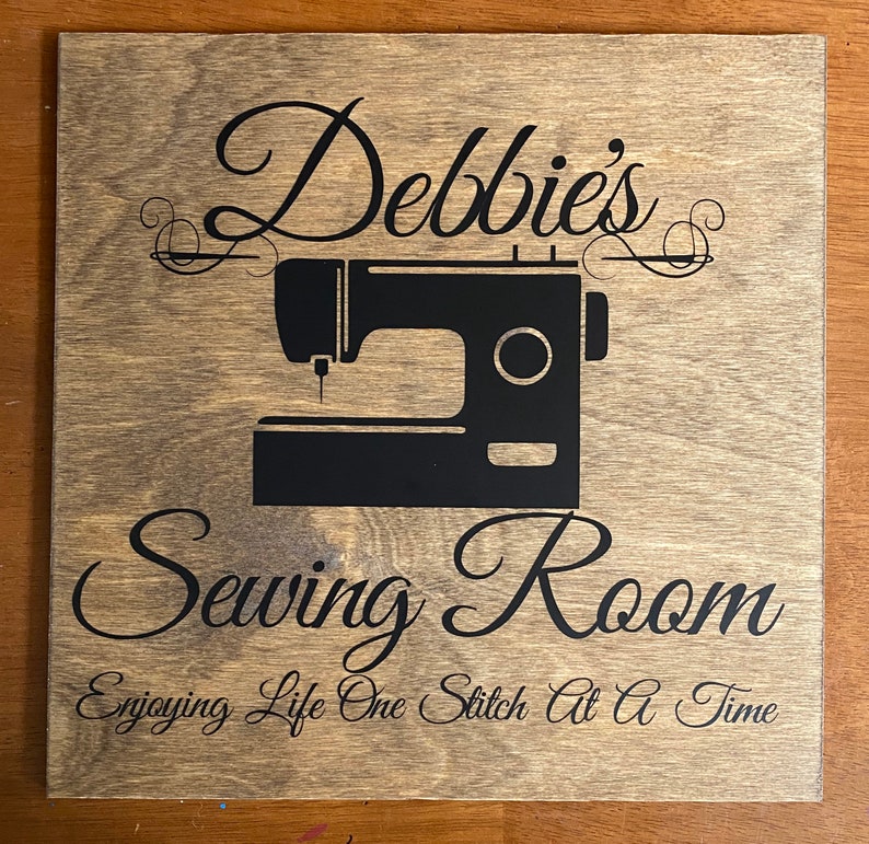 Sewing Room Decor Personalized Signs Gift for Mom Craft Etsy