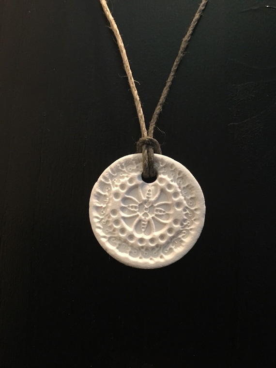 Clay Diffuser Necklace Aromatherapy Essential Oils