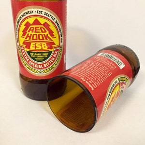 Red Hook Beer Bottle Drinking Glasses
