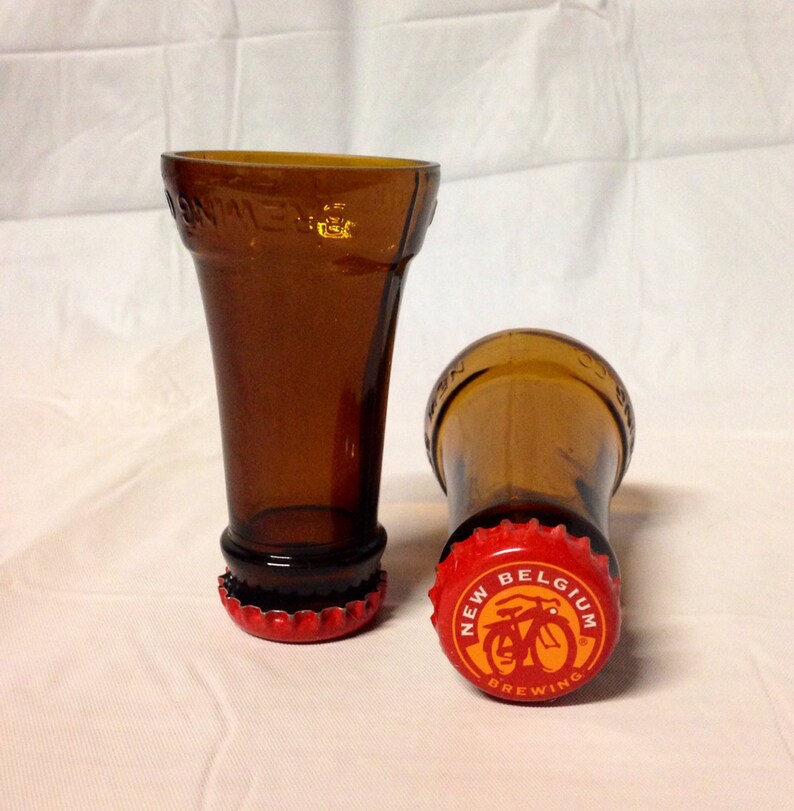 Beer Bottle Shot Glasses Fat Tire Etsy