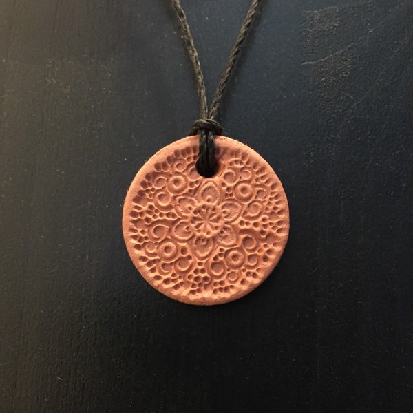 Diffuser Necklace Clay Aromatherapy Essential Oils Pendant