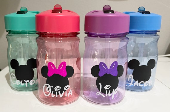 Stop Slacking Pink Minnie Mouse Disney Cartoon 32oz Water Tracker