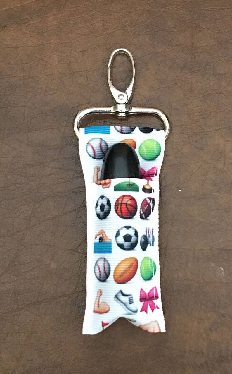Chapstick Holder Keychain/Backpack one keychain in your Etsy