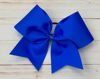 Practice cheer Bow royal blue